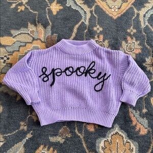 Old navy Spooky sweater sz 18-24 months
